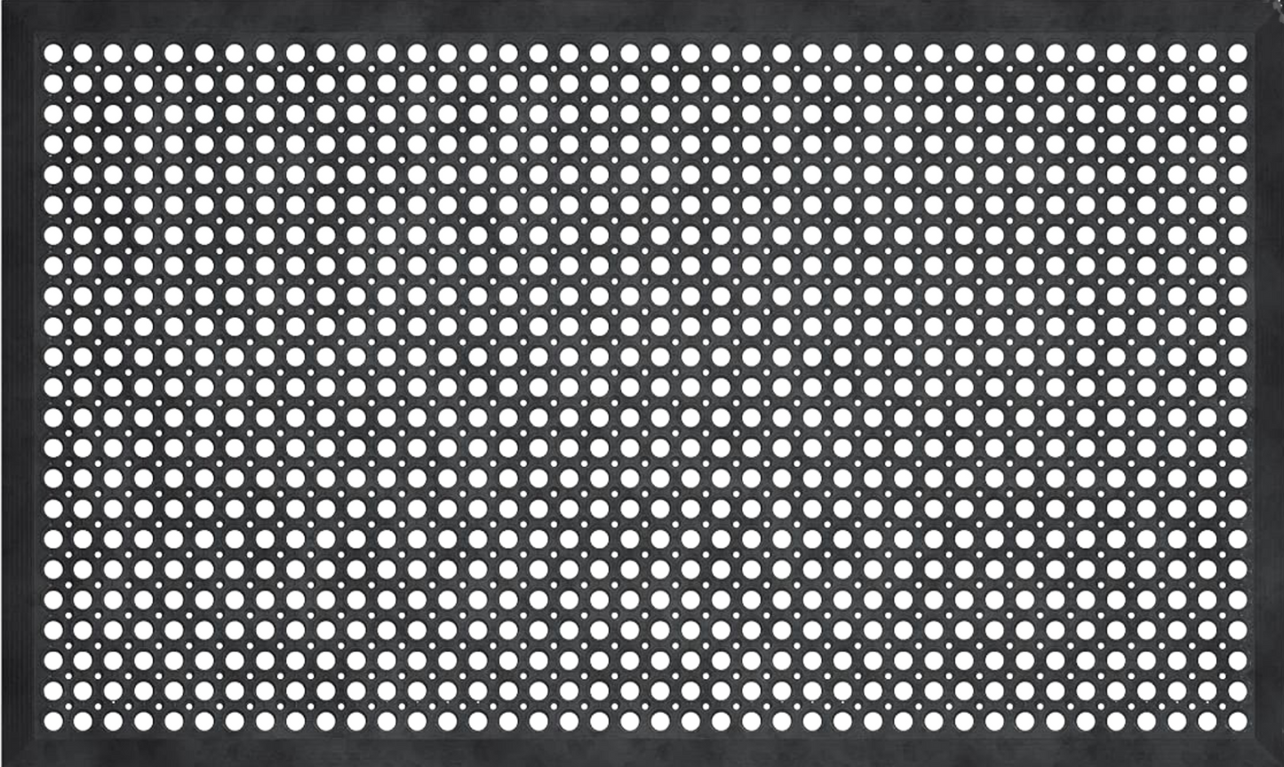 Heavy-Duty Rubber Hole Mat-40cmX60cm