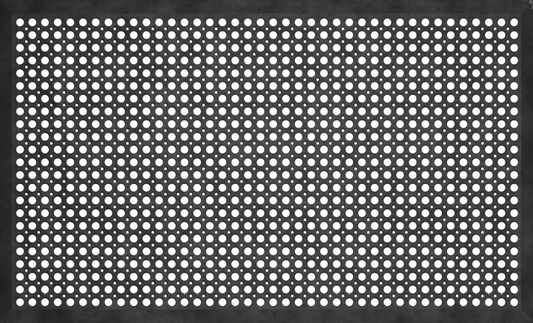 Heavy-Duty Rubber Hole Mat-48cmX78cm