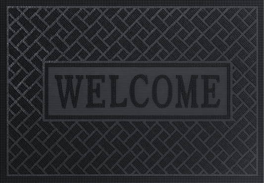 Geometric Welcome Mat-45 cm X 75 cm