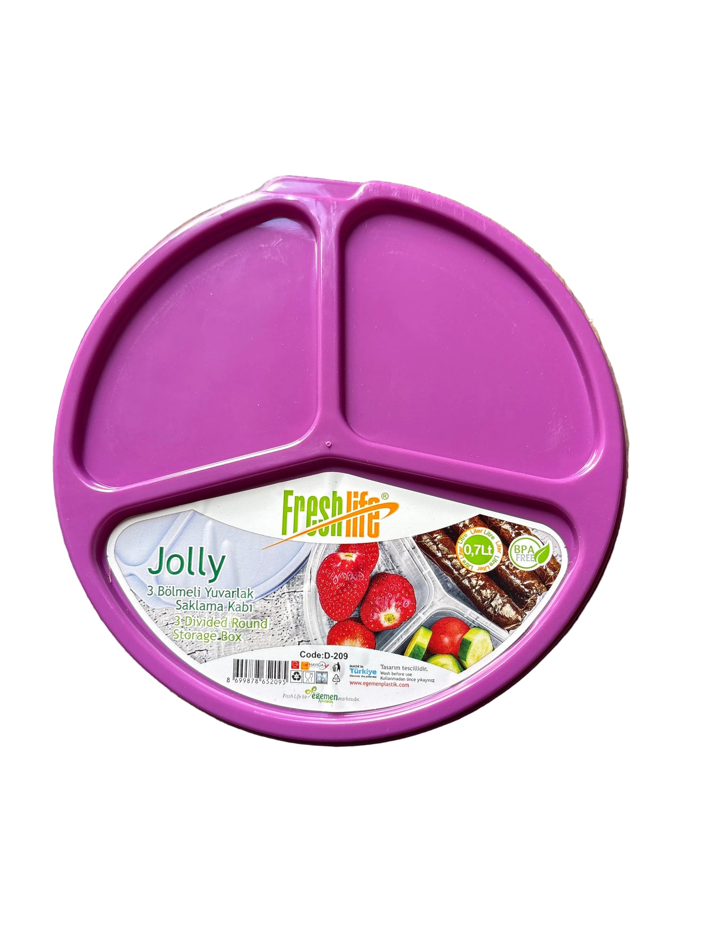 FreshLife Divided Storage Box 0,7Lt