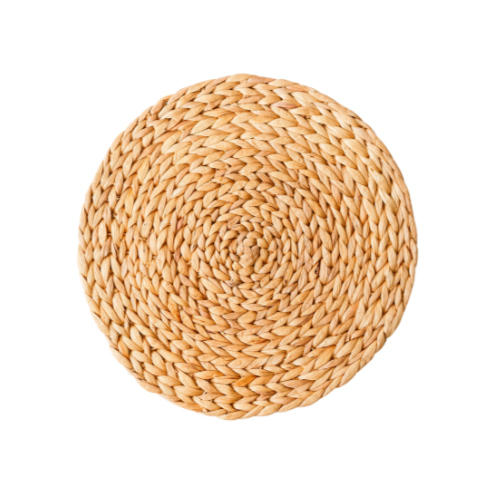 Natural Round Jute Rug – 20 cm