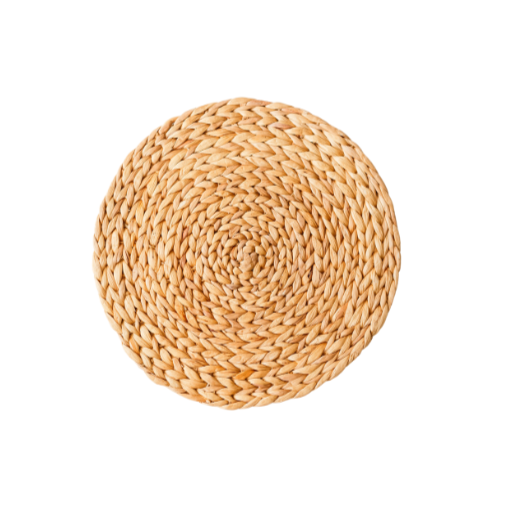 Natural Round Jute Rug – 15 cm