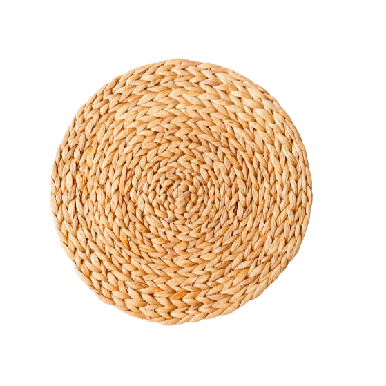 Natural Round Jute Rug – 25 cm