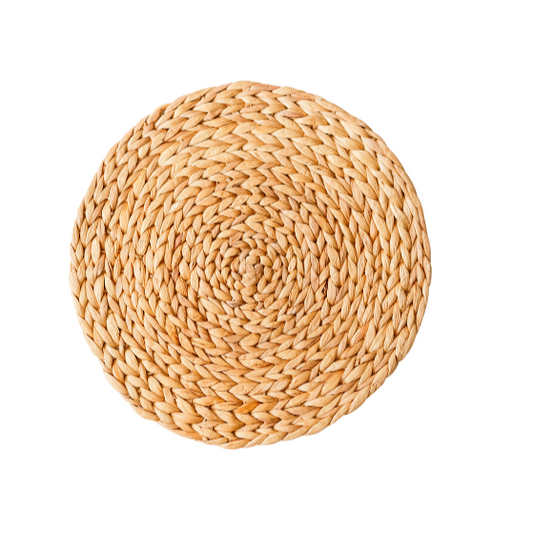 Natural Round Jute Rug – 30 cm