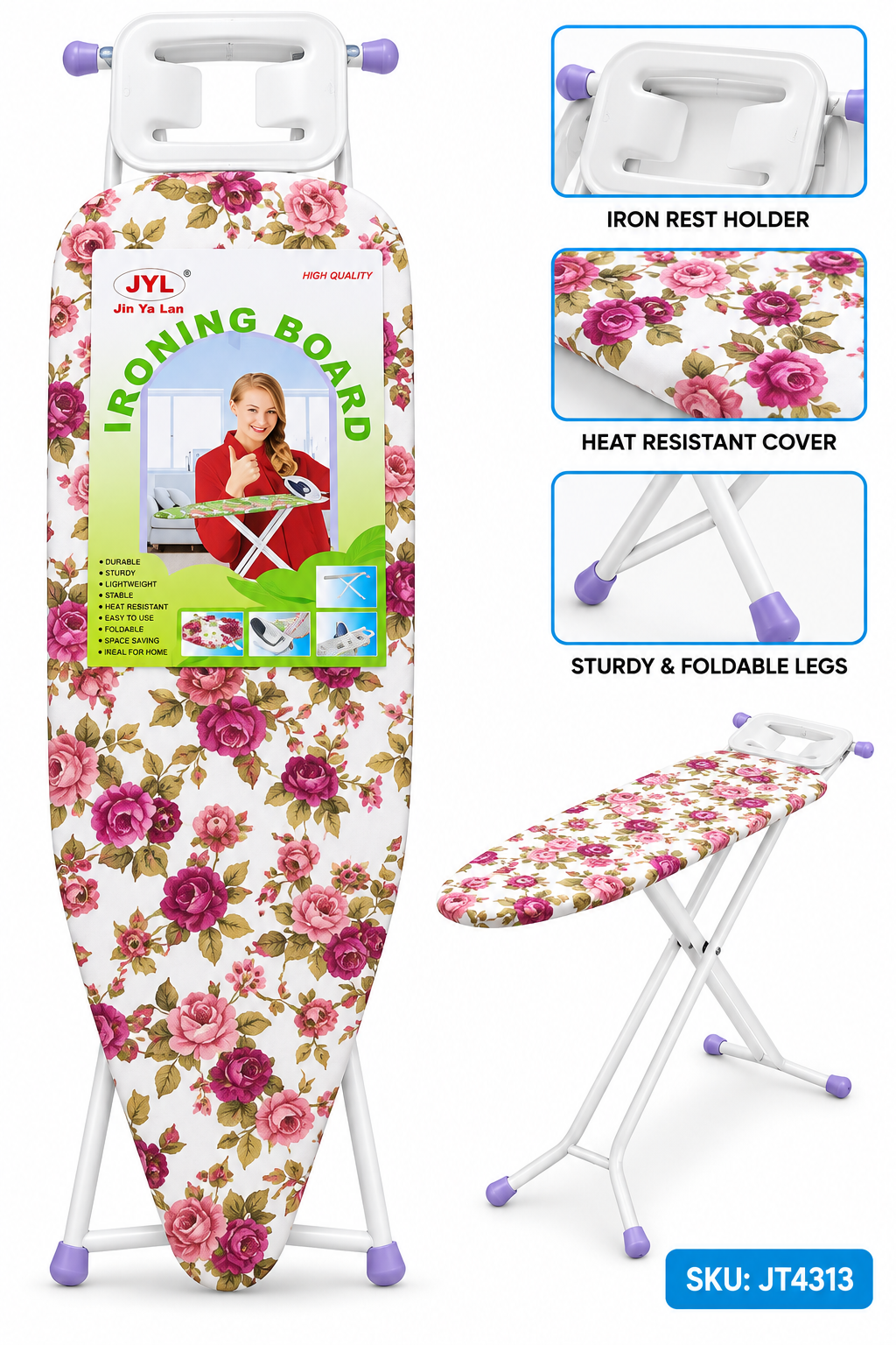 JYL Jin Ya Lan floral ironing board JT4313