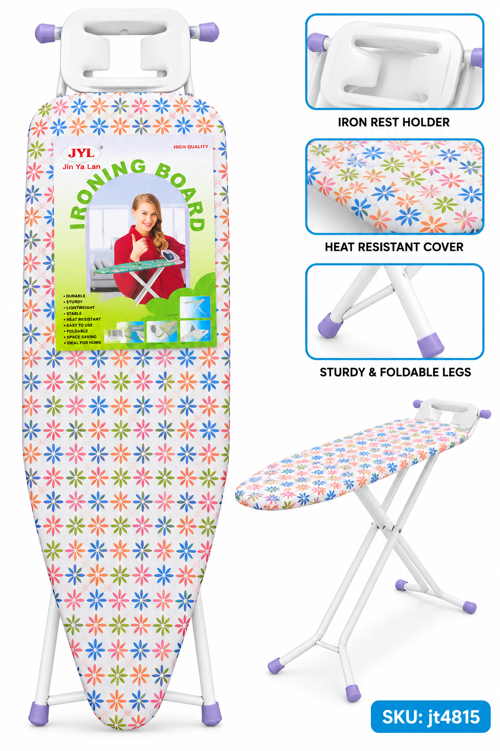 JYL Jin Ya Lan floral ironing board JT4815