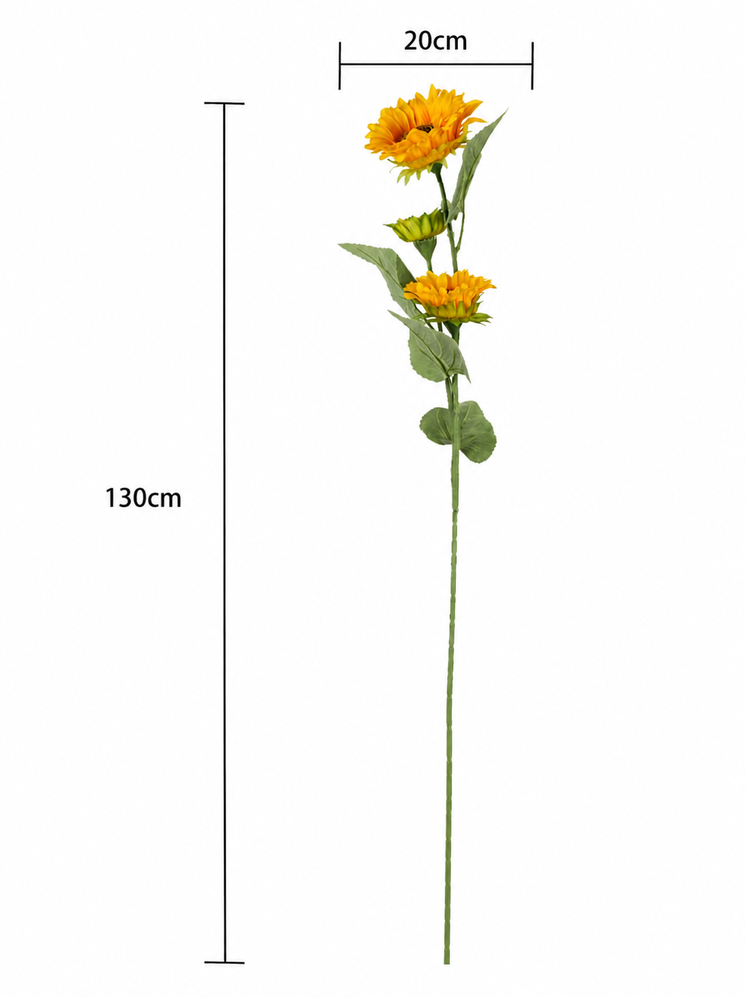 Artificial Sunflower Stem Collection