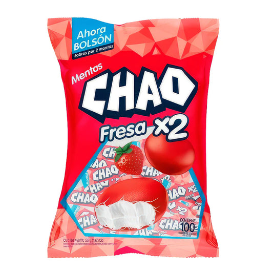 Mentas CHAO Fresa x2 – 100 g