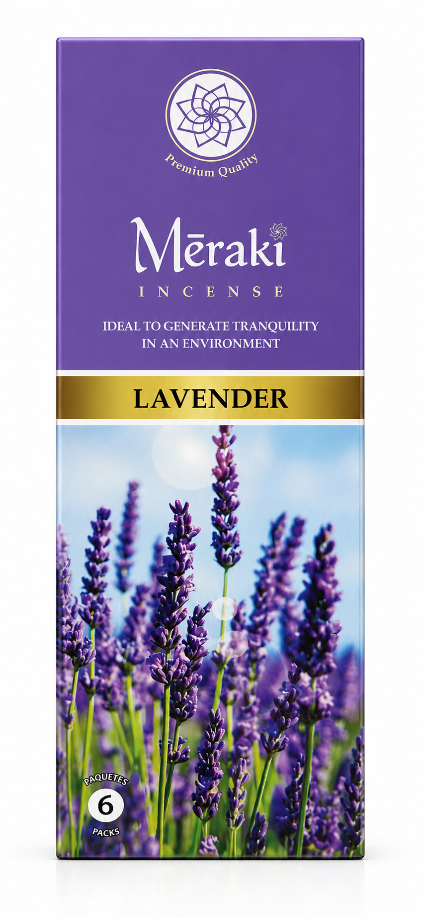 Meraki Lavender Incense – 6 Packs