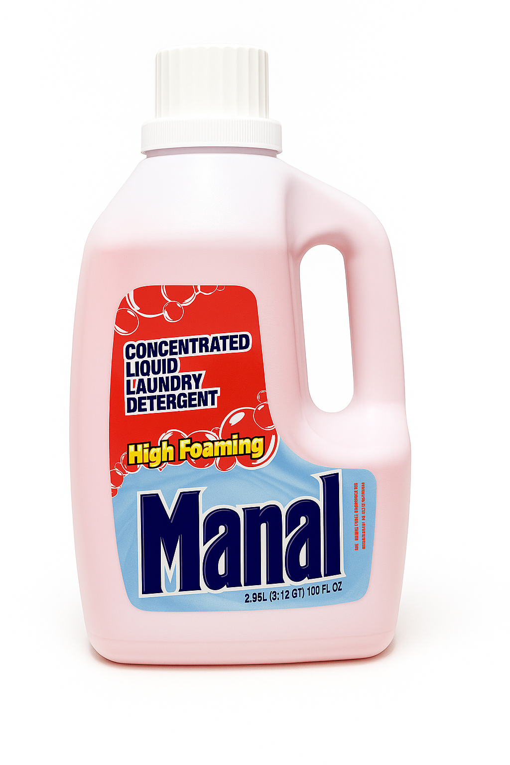 Manal Concentrated Liquid Laundry Detergent – High Foaming
