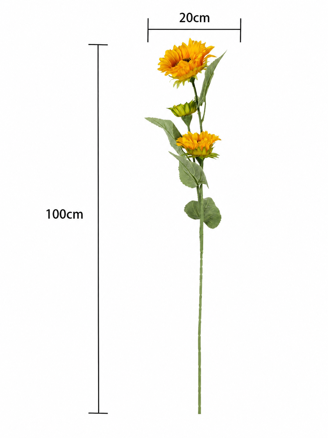 Artificial Sunflower Stem Collection