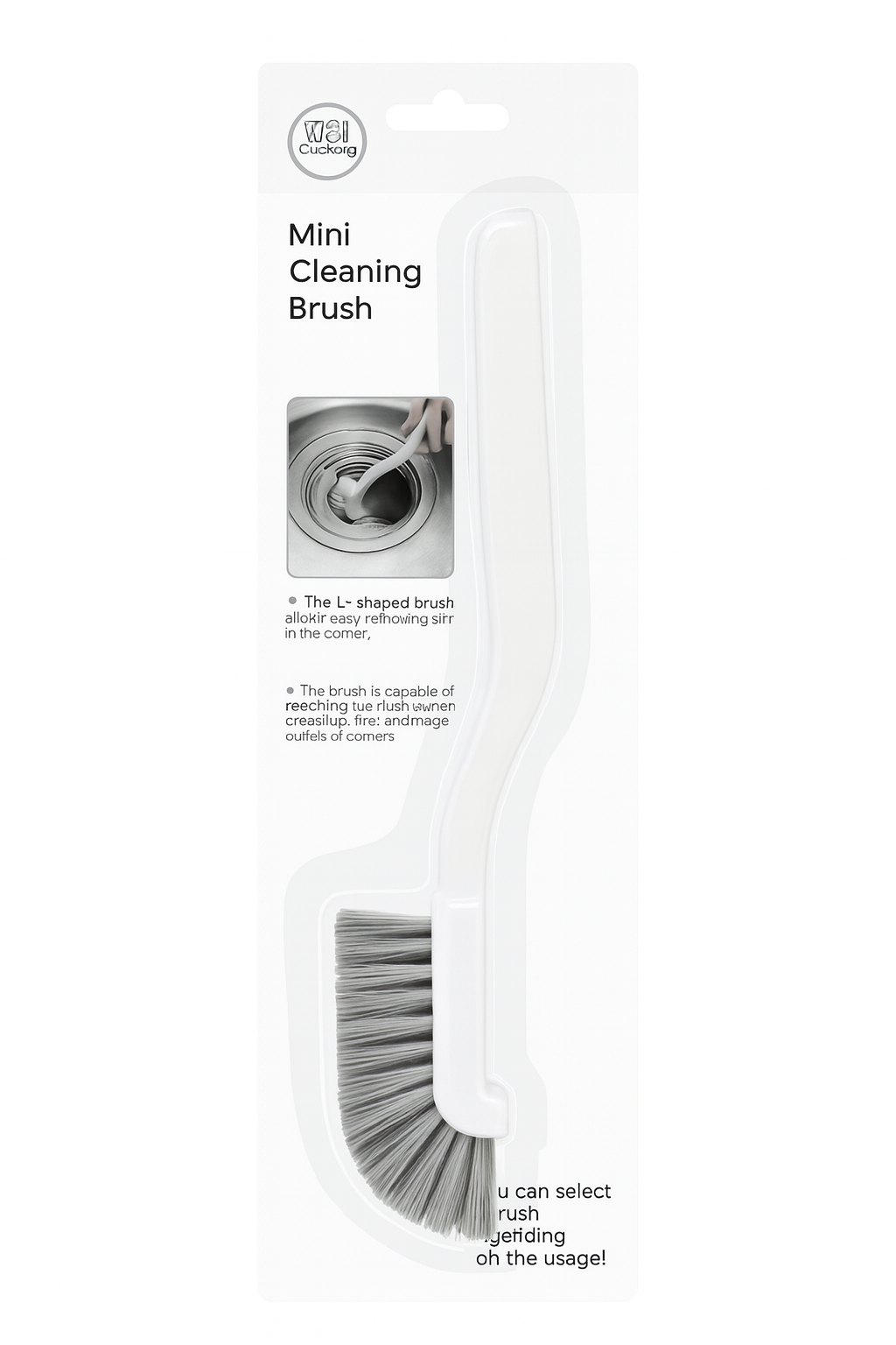 Mini Cleaning Brush – L-Shape