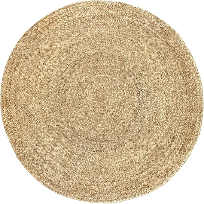 Natural Round Jute Rug – 150 cm