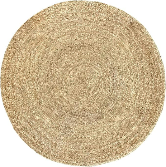 Natural Round Jute Rug – 150 cm