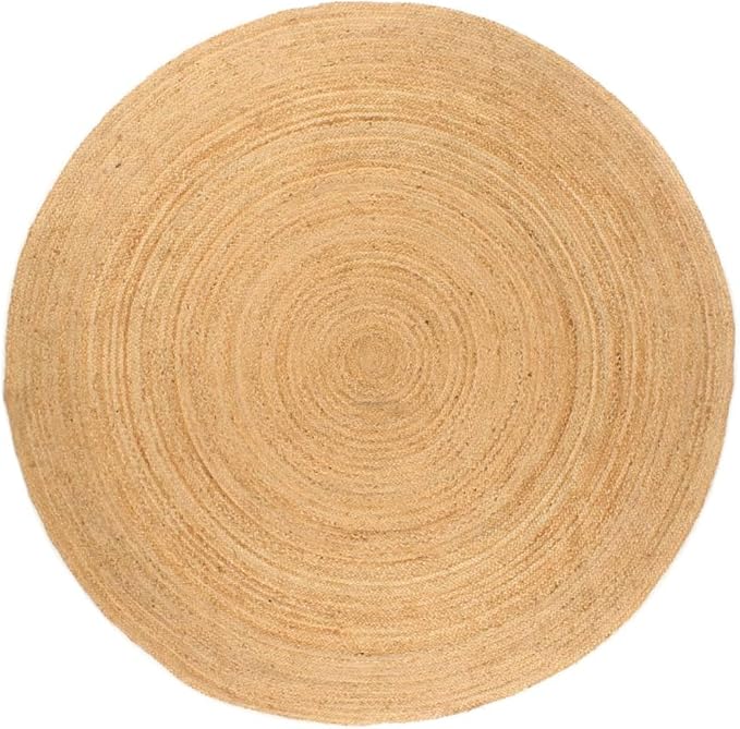 Natural Round Jute Rug – 180 cm