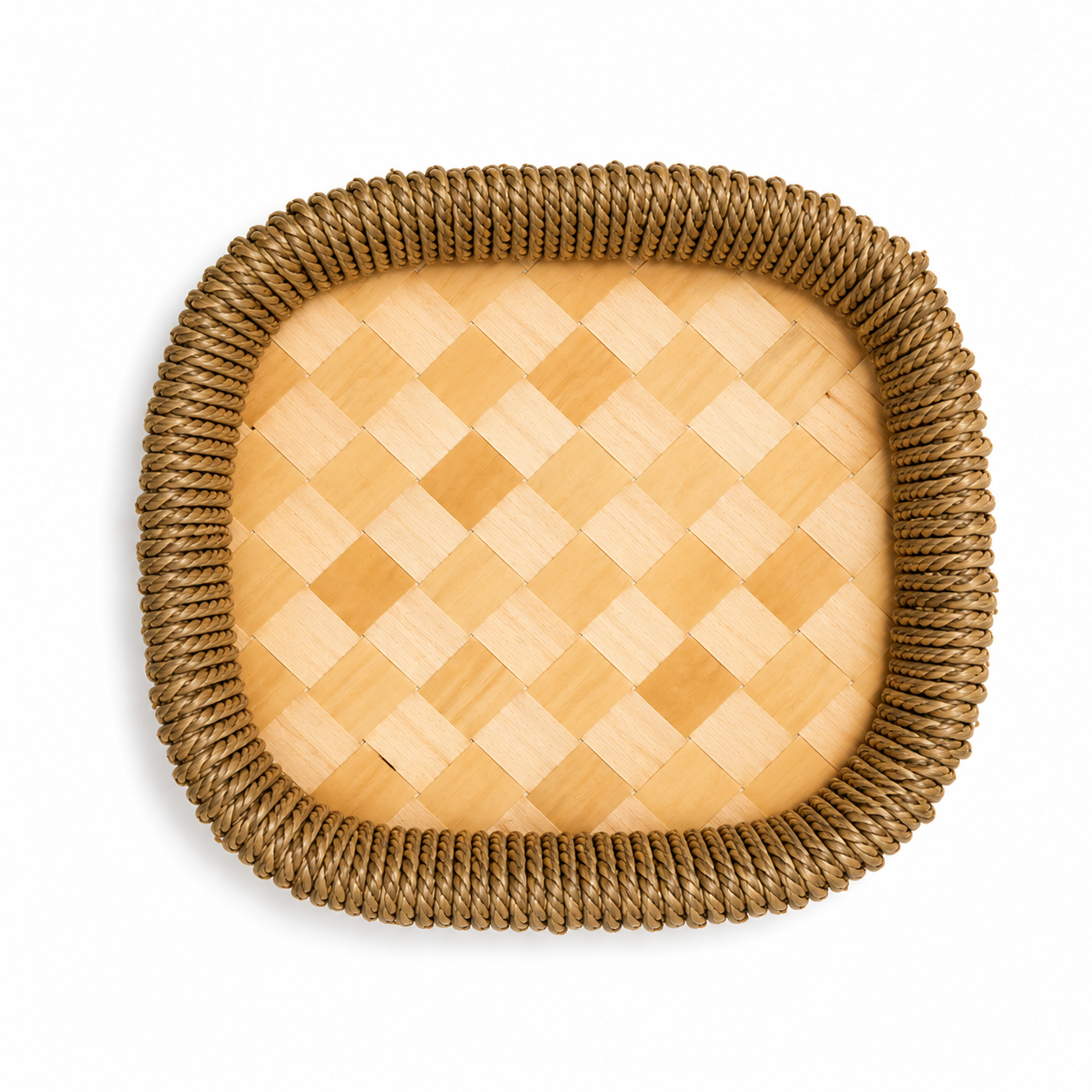 Oval  Woven Serving Tray