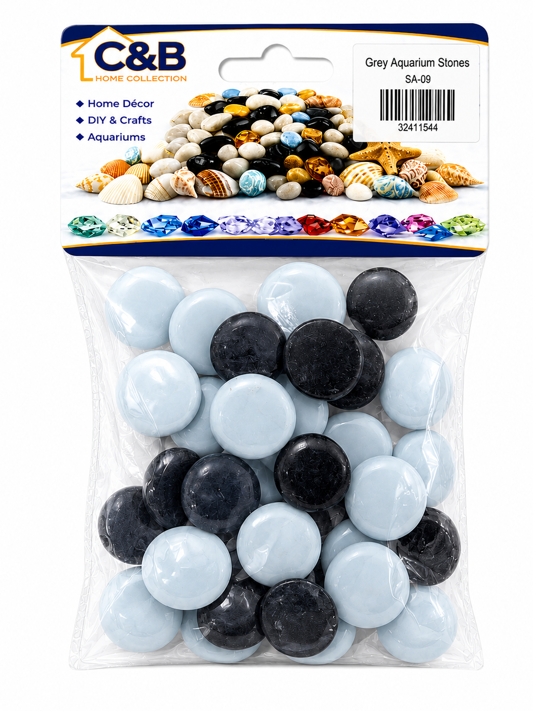 Grey Aquarium Stones