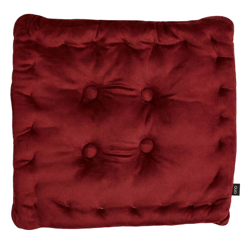 Square Velvet Seat Cushion