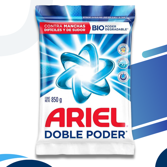 Ariel (para ropa blanca y de color 850g)