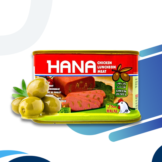 Hana Luncheon Chicken Green Olive 200g