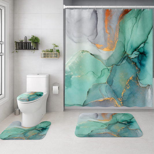 Elegant Aqua Marble Design