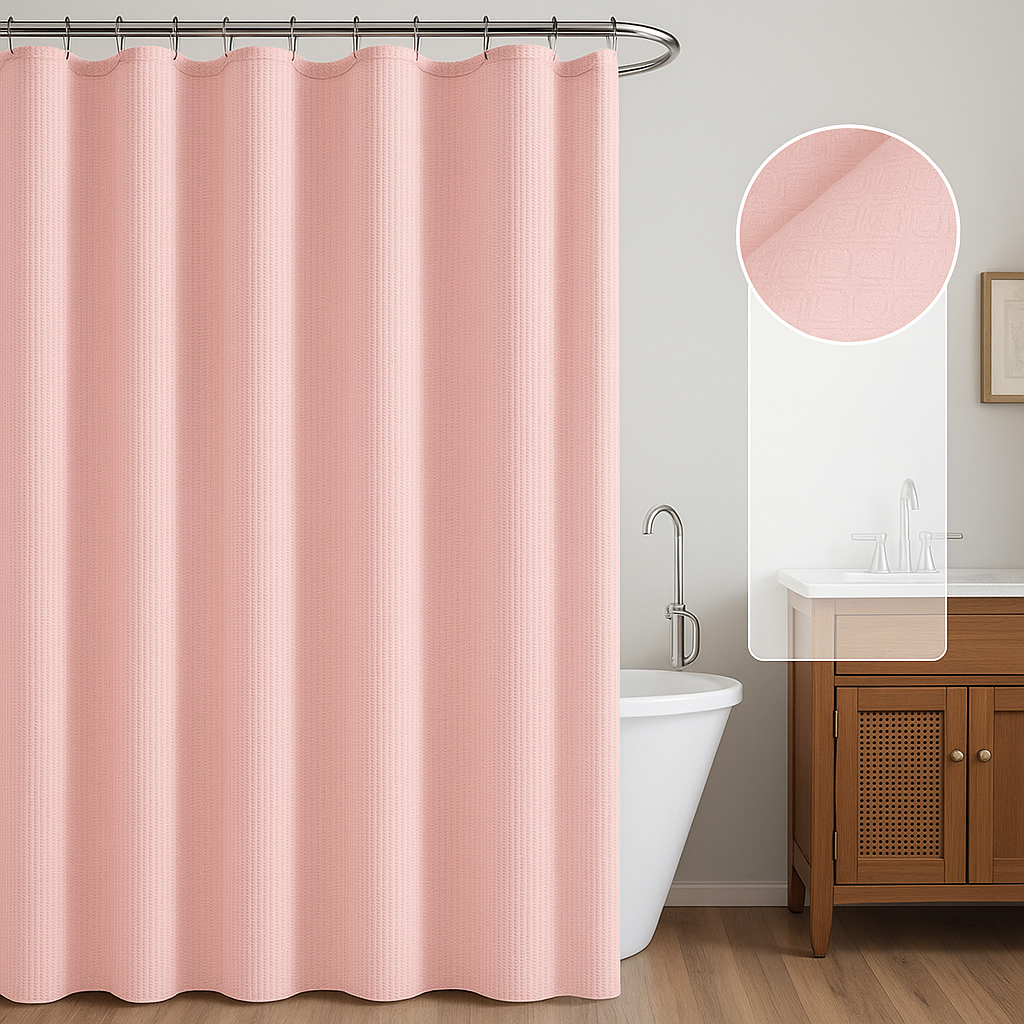 Naonao Heavy Weight Shower Curtain or Liner – 71" x 71"