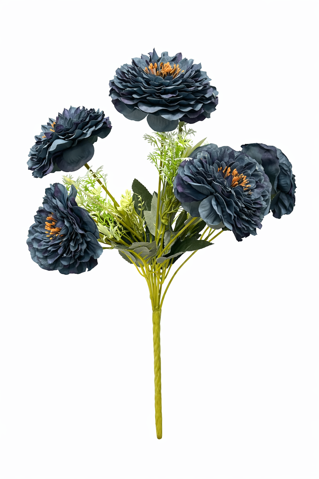 Midnight Bloom Artificial Peony Bouquet