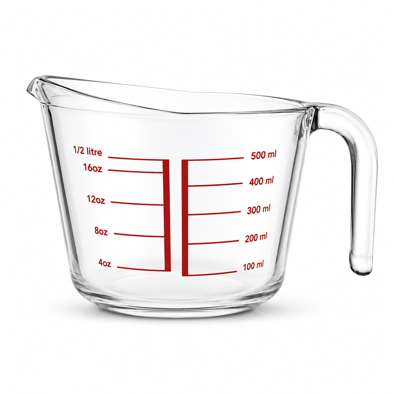 Glass Measuring Cup – 500ml & 1000ml