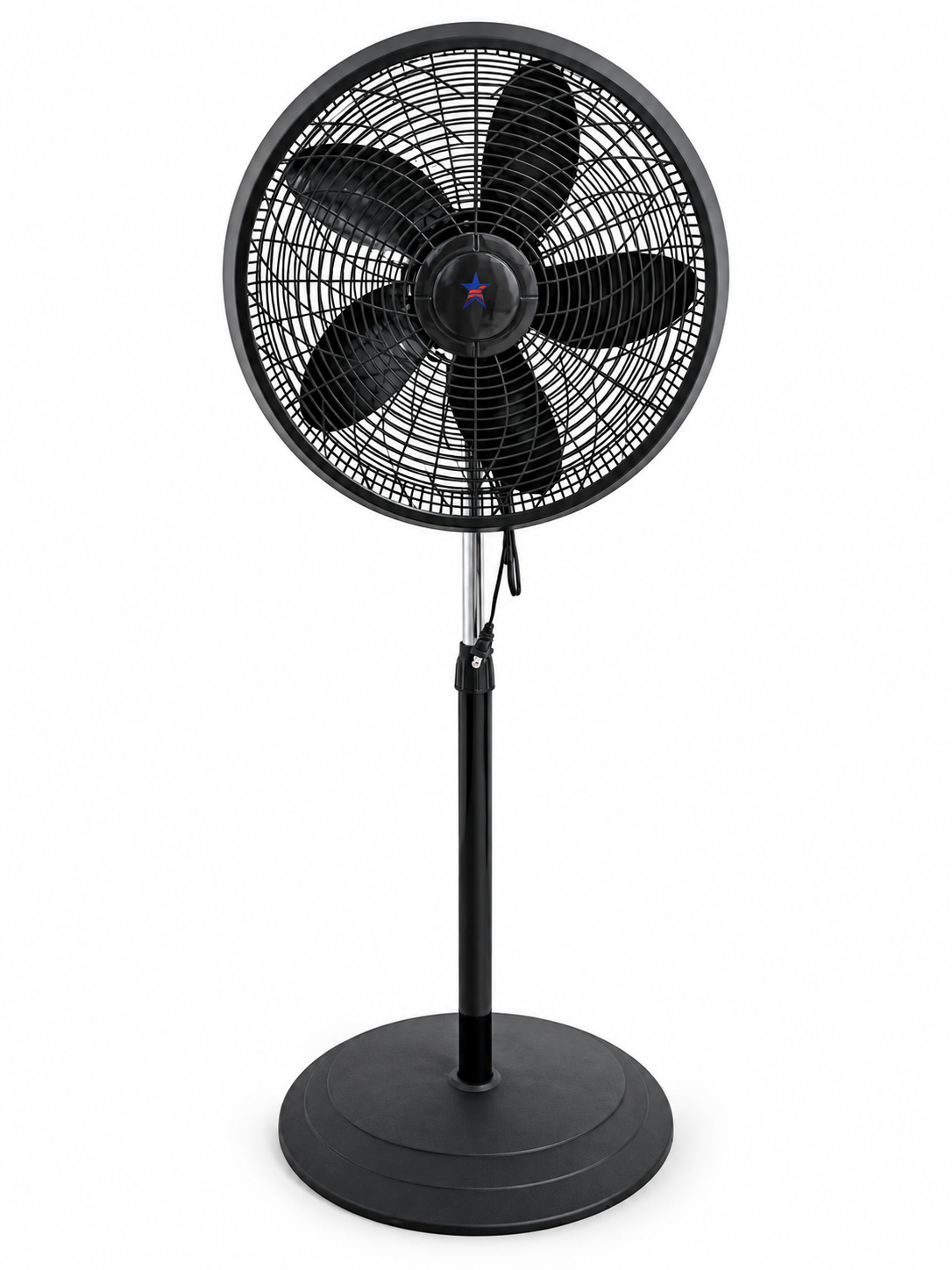 American Star 18-inch standing fan LFS-45S1 – front view