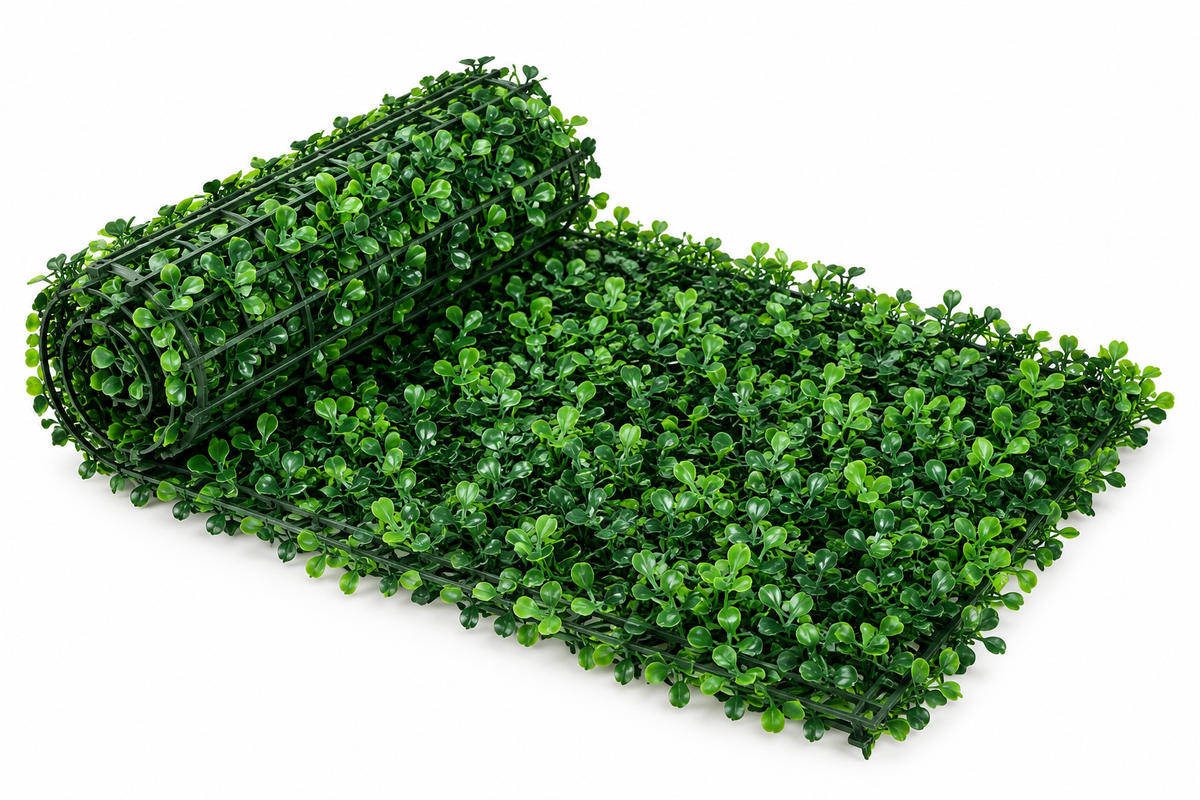 Artificial grass lawn foliage panel 60 x 40 cm