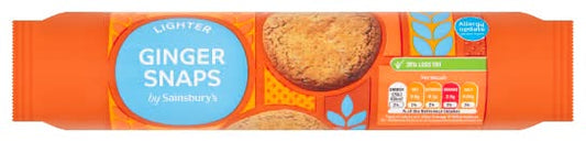 Sainsbury’s Lighter Ginger Snaps – Crunchy Ginger Biscuits