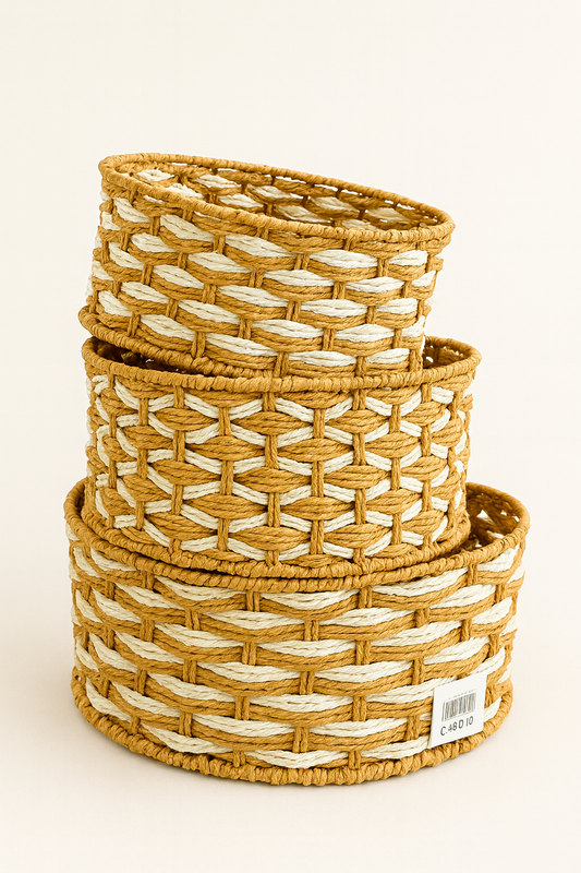 Basket Oval Cabana / 3 Sizes