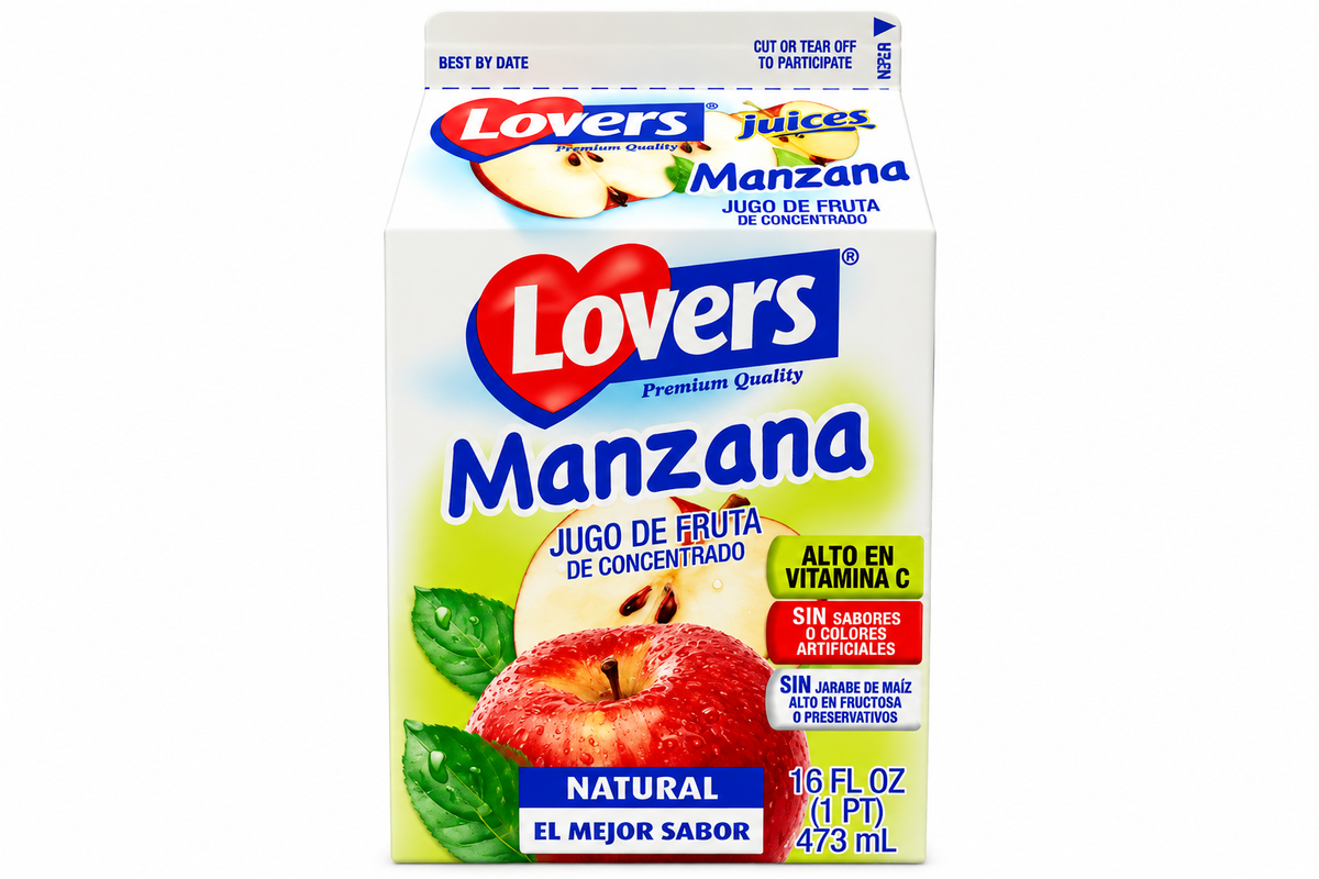 Lovers Apple Fruit Juice Drink 473 mL