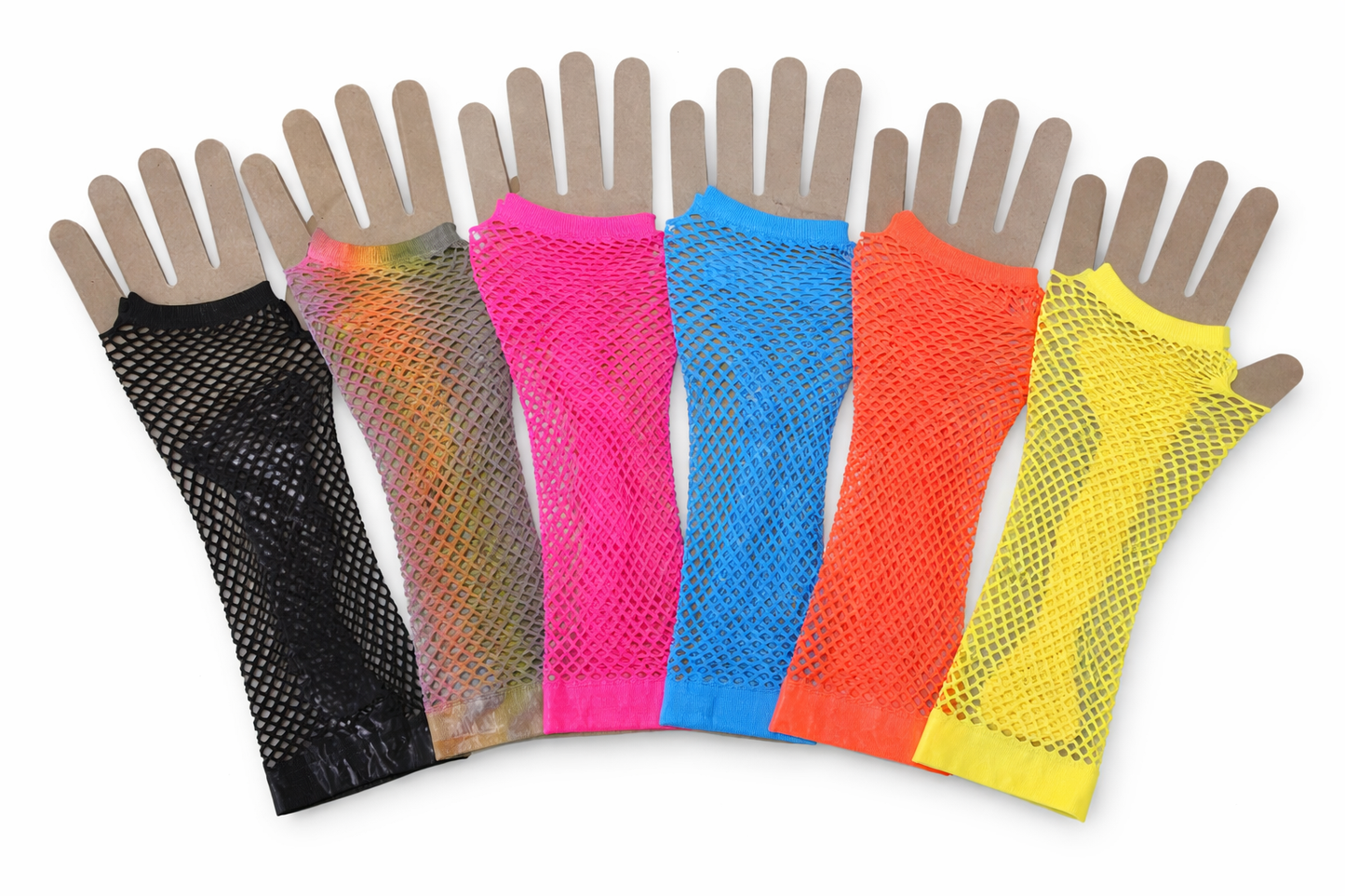 Neon Fishnet Gloves – Assorted Colors