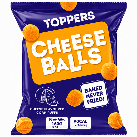 Toppers Cheese Balls 160g