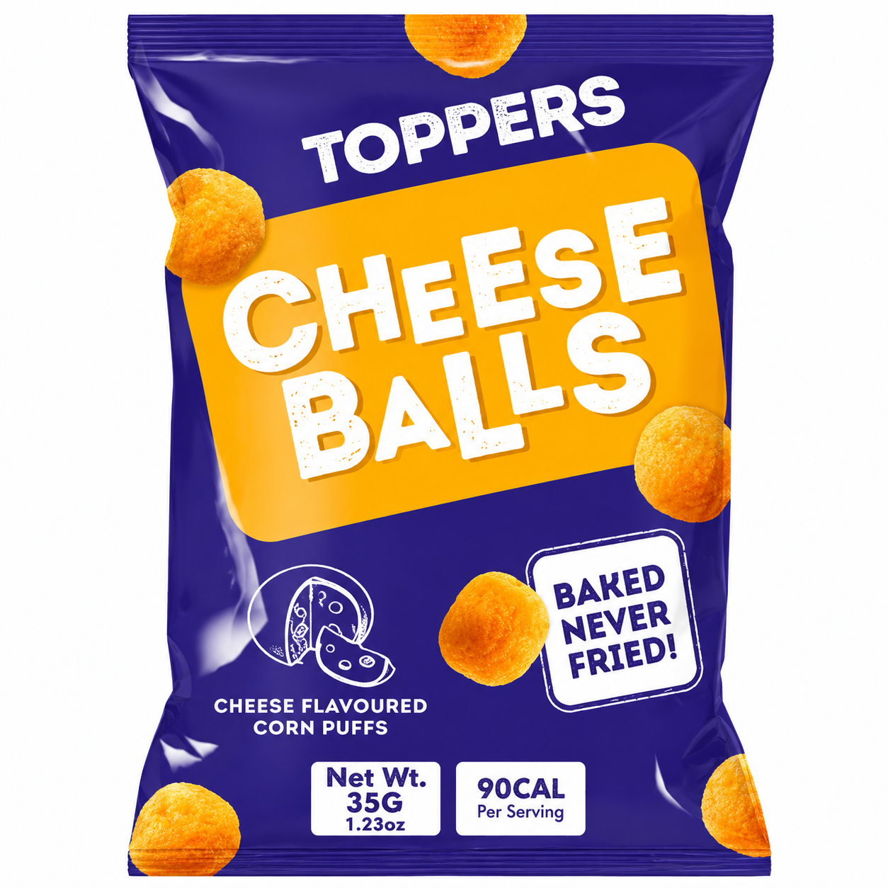 Toppers Cheese Balls 35g