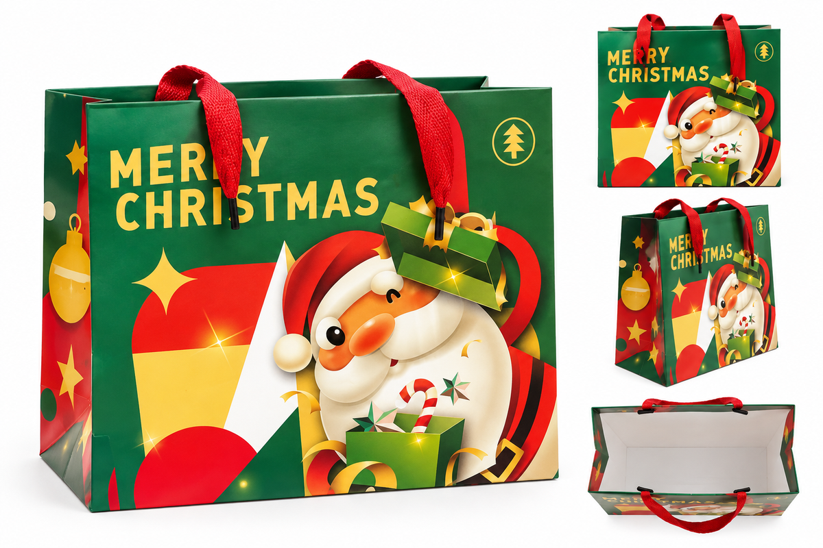 Christmas Modern Bags M on white background