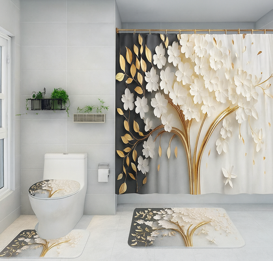 White Blossom Tree Design