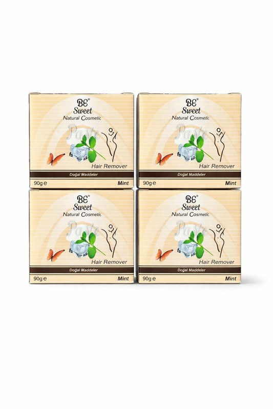 BE Sweet Natural Cosmetic Hair Remover Paste – Jasemin (6 Pack)