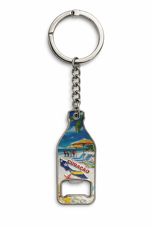 Curaçao Bottle Opener Keychain