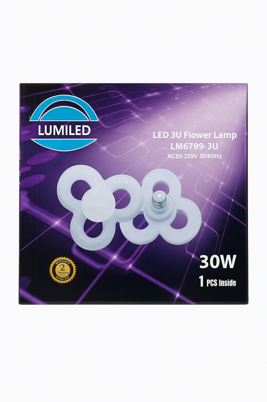 LUMILED LED 3U Flower Lamp – Model: LM6799-3U