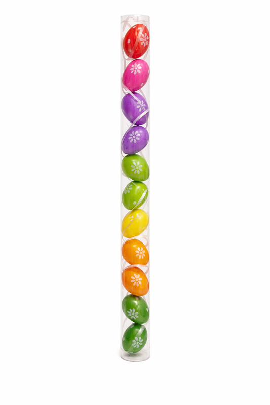 Assorted Floral Print Easter Eggs