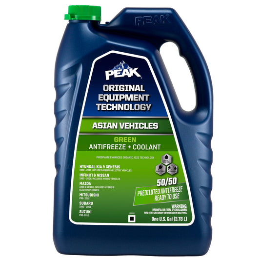 Green PEAK Antifreeze + Coolant (50/50 Prediluted)