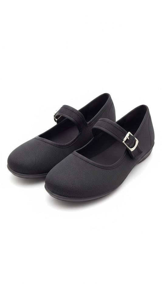Black Flat Shoes