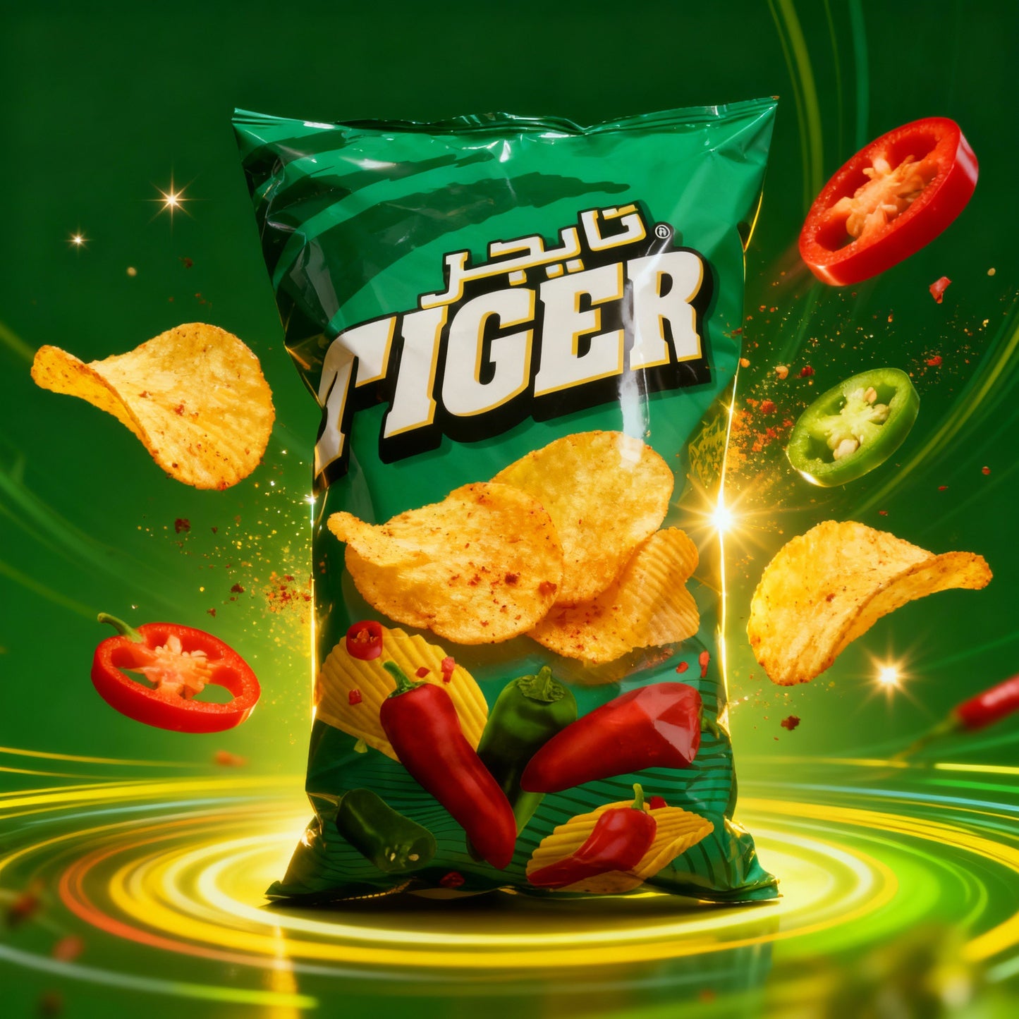 Chips Sweet Chili 180g x 8 Pcs