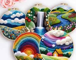 Printed Round Mats
