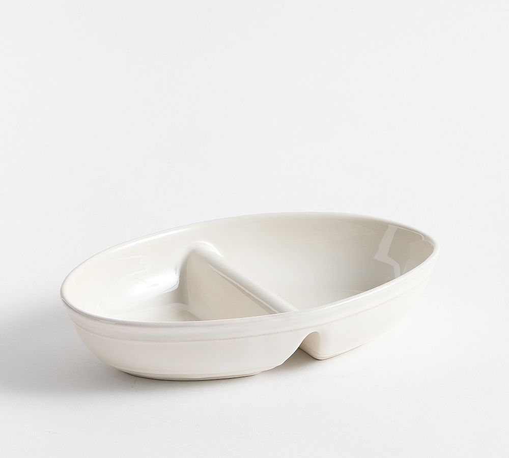2-Compartment Divided Serving Dish