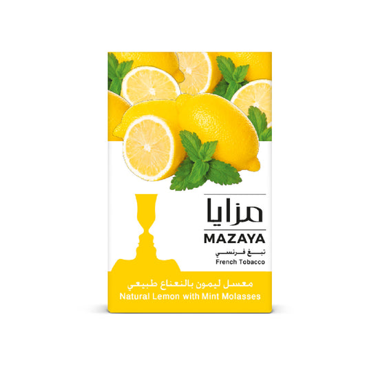 Mazaya Natural Lemon with Mint Molasses – 50g