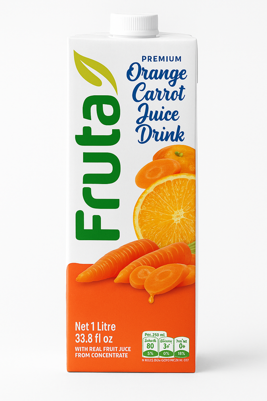 Fruta Premium Orange Carrot Juice Drink – 1 Litre