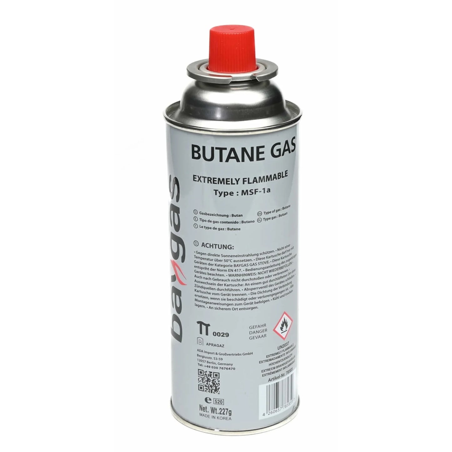 Butane Gas Canister MSF-1a – 227g